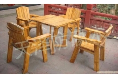 河南防腐木桌椅
